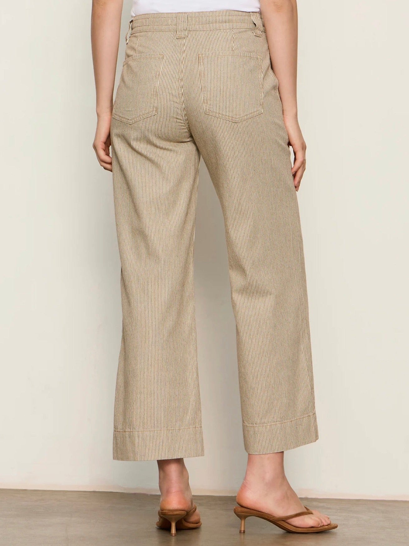 Lily Stripe Cropped Pant