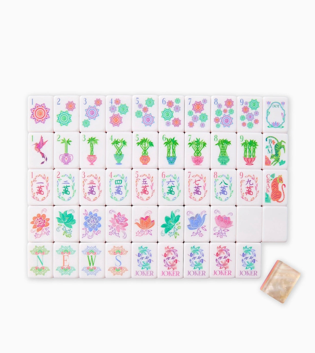 Pearlescent Mahjong Tiles