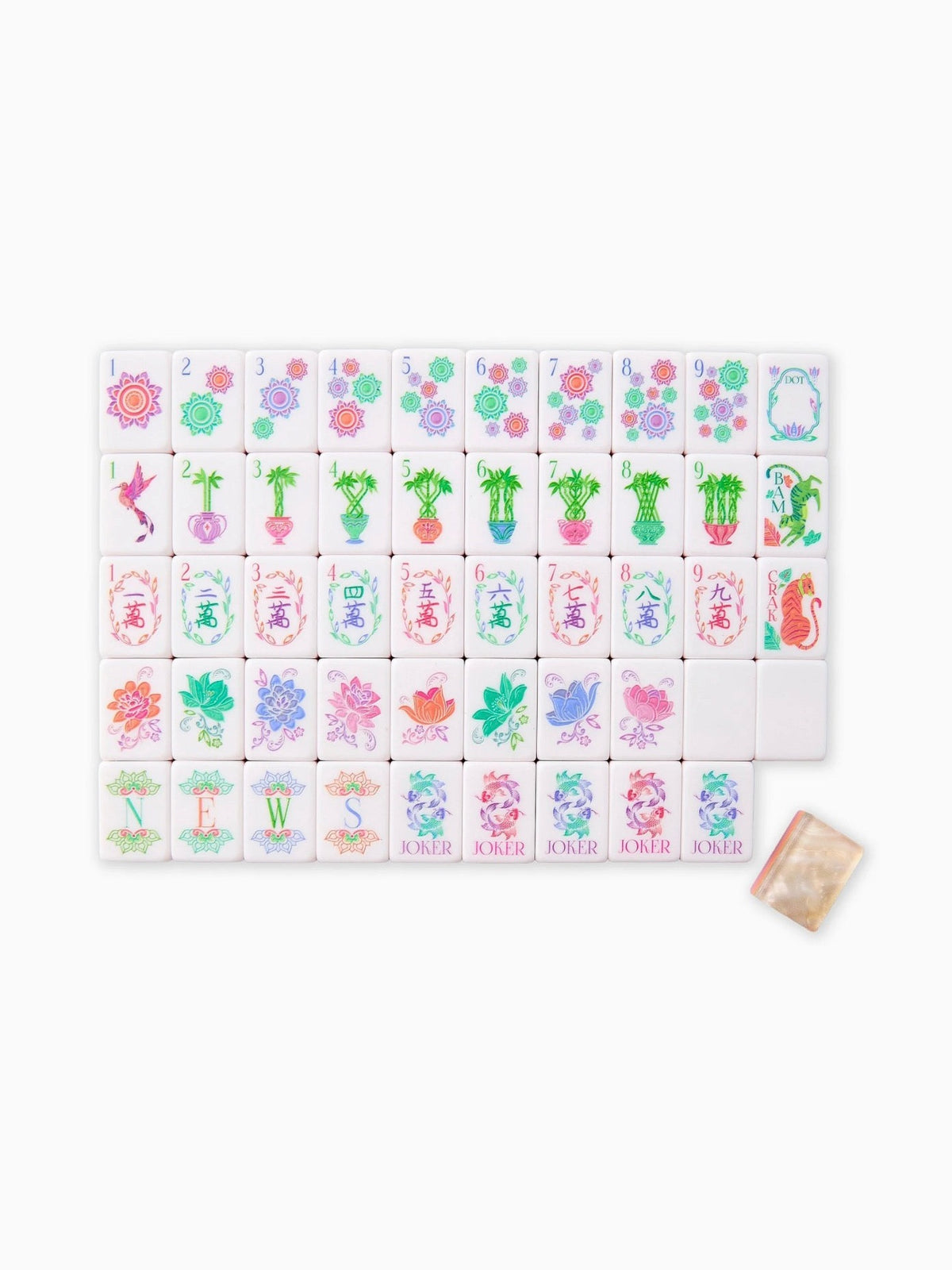 Pearlescent Mahjong Tiles