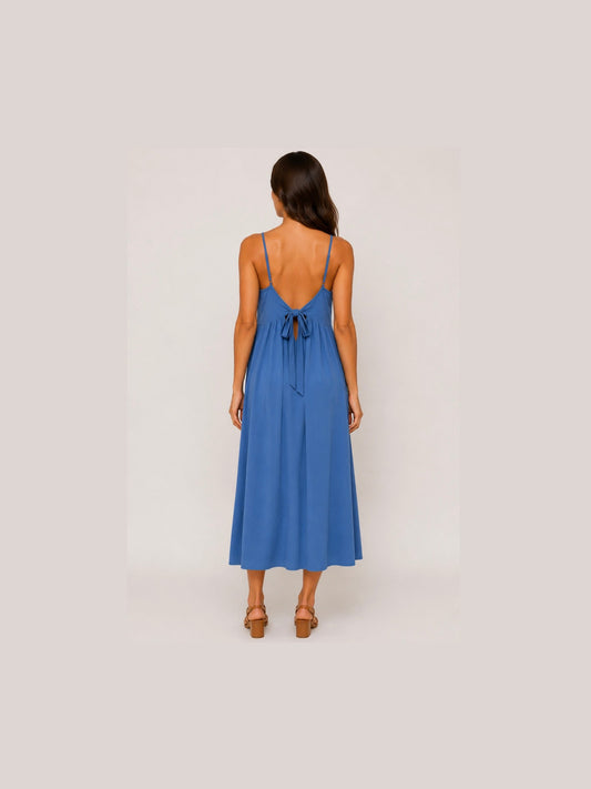 Woven Dress - Blue