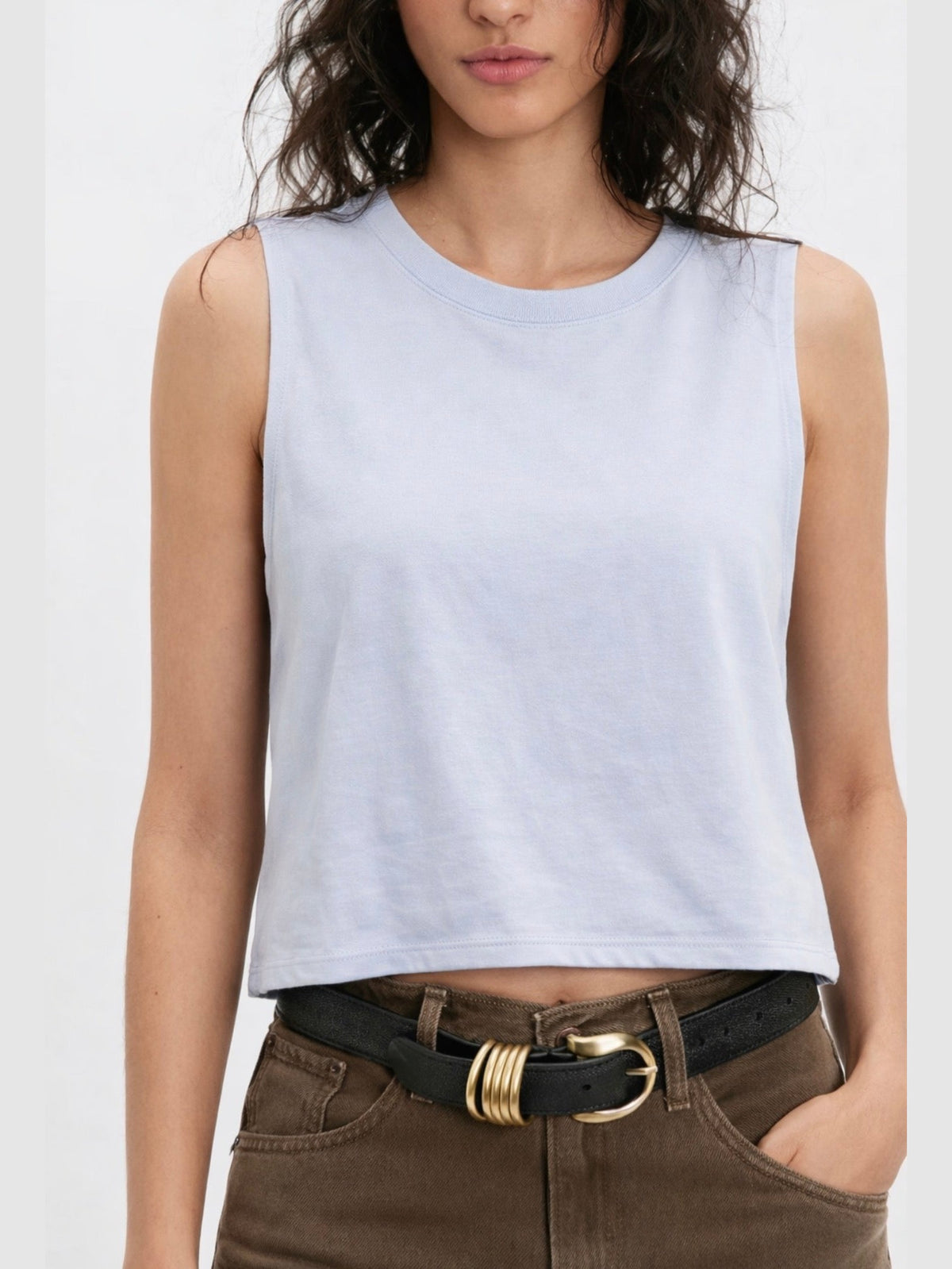 Muscle Tank - Light Blue