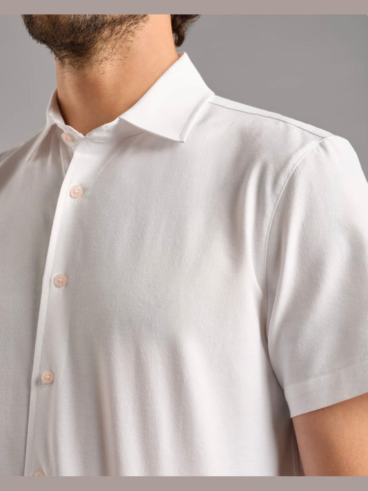 Brezza Linen Short Sleeve - Onyx White