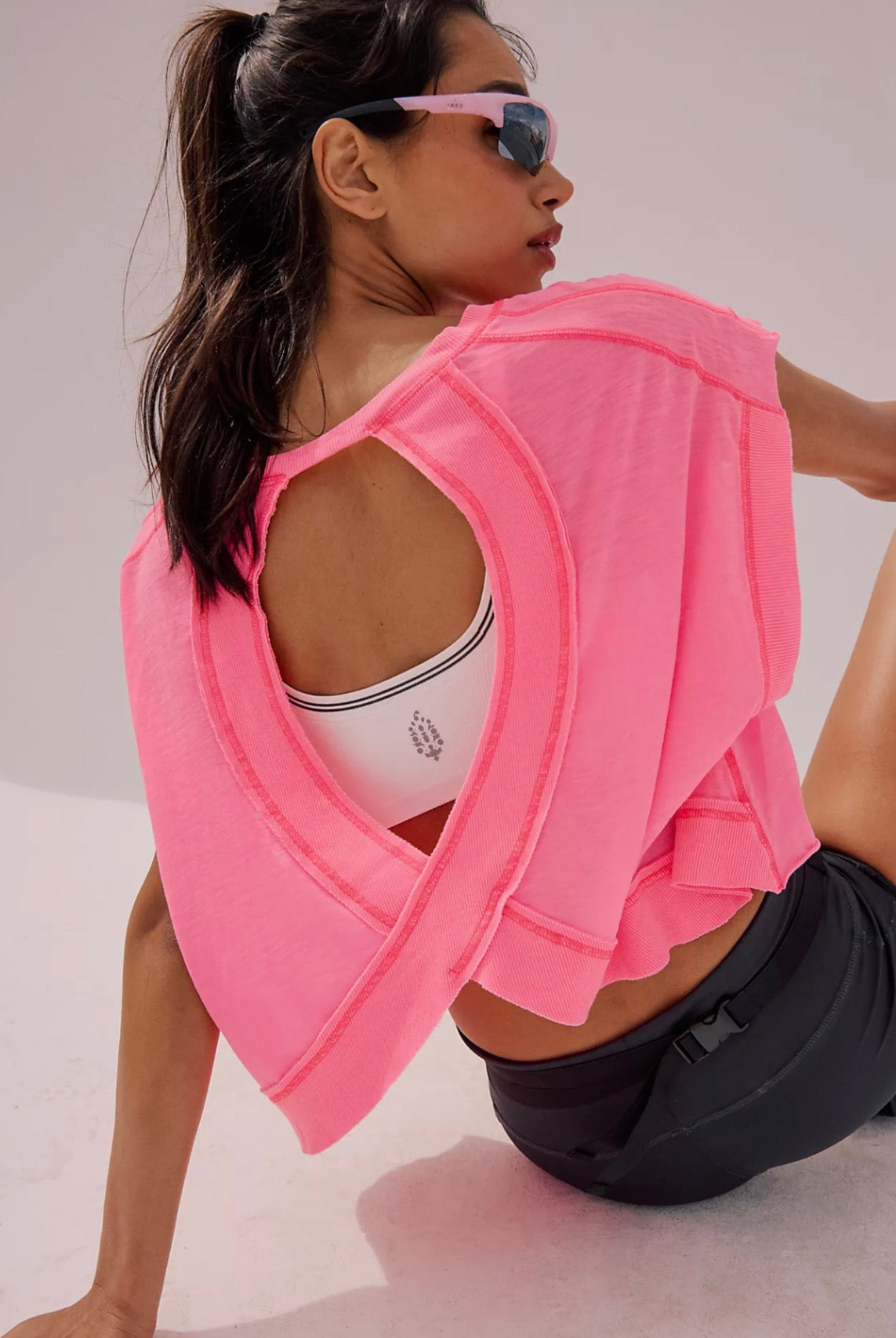 My Time Tee - Hot Pink