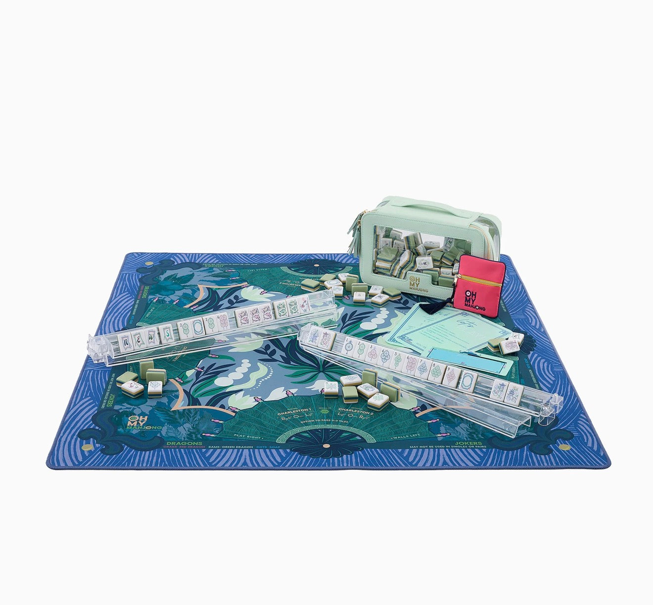 Oh My Mahjong Mat in Tube - Jade