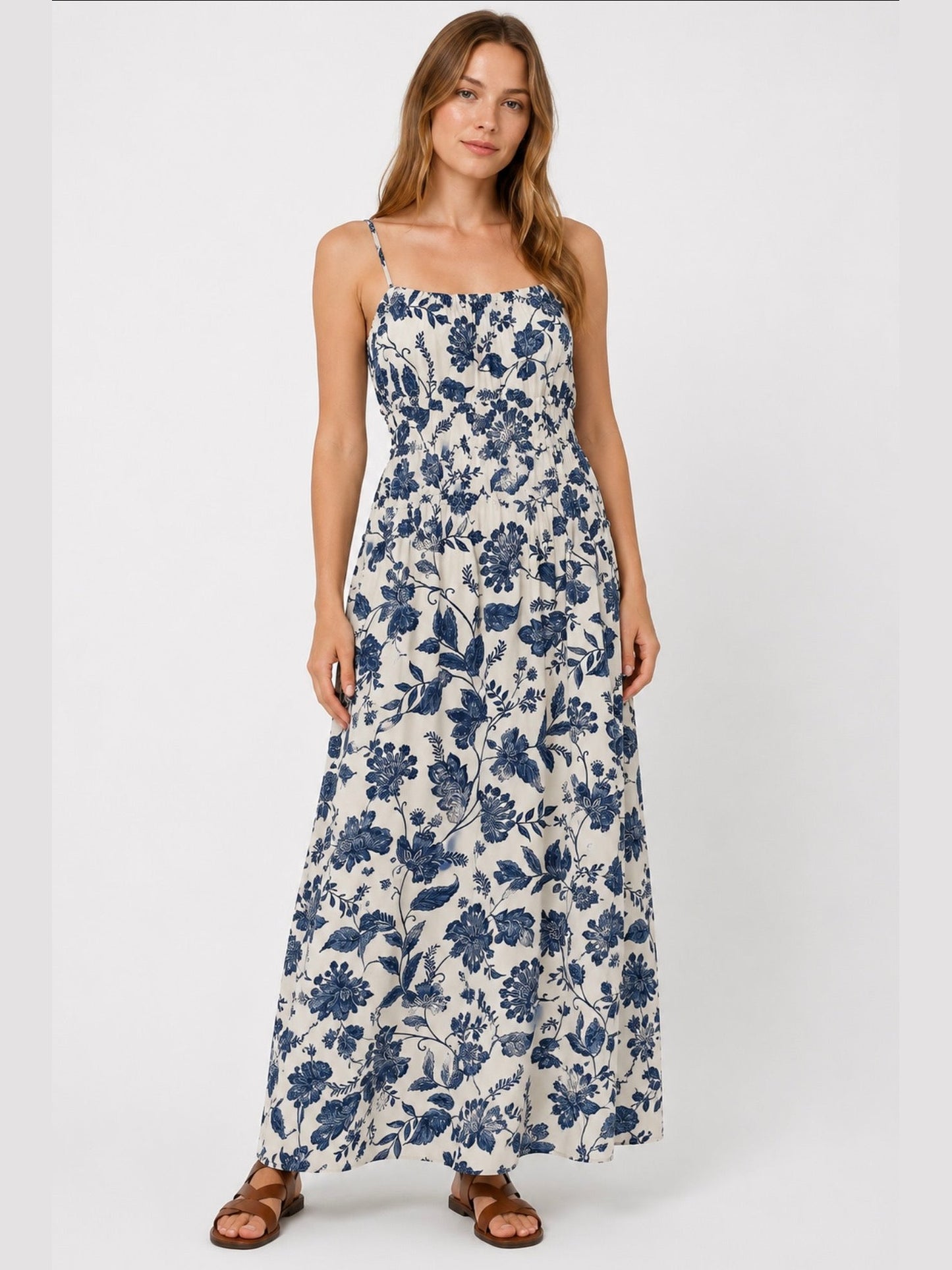 Tanella Dress - Blue Floral