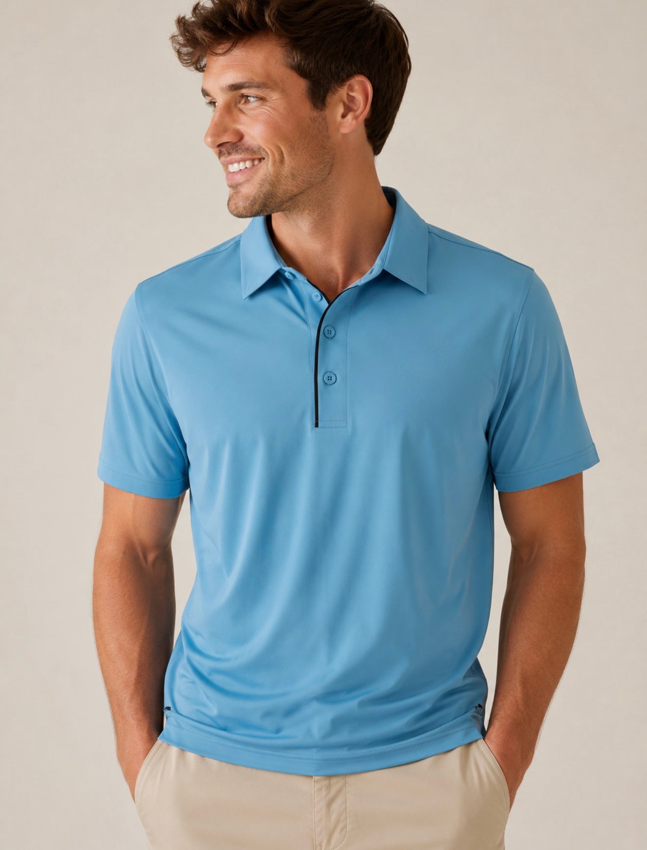 Approach Tech Polo - Azure Blue