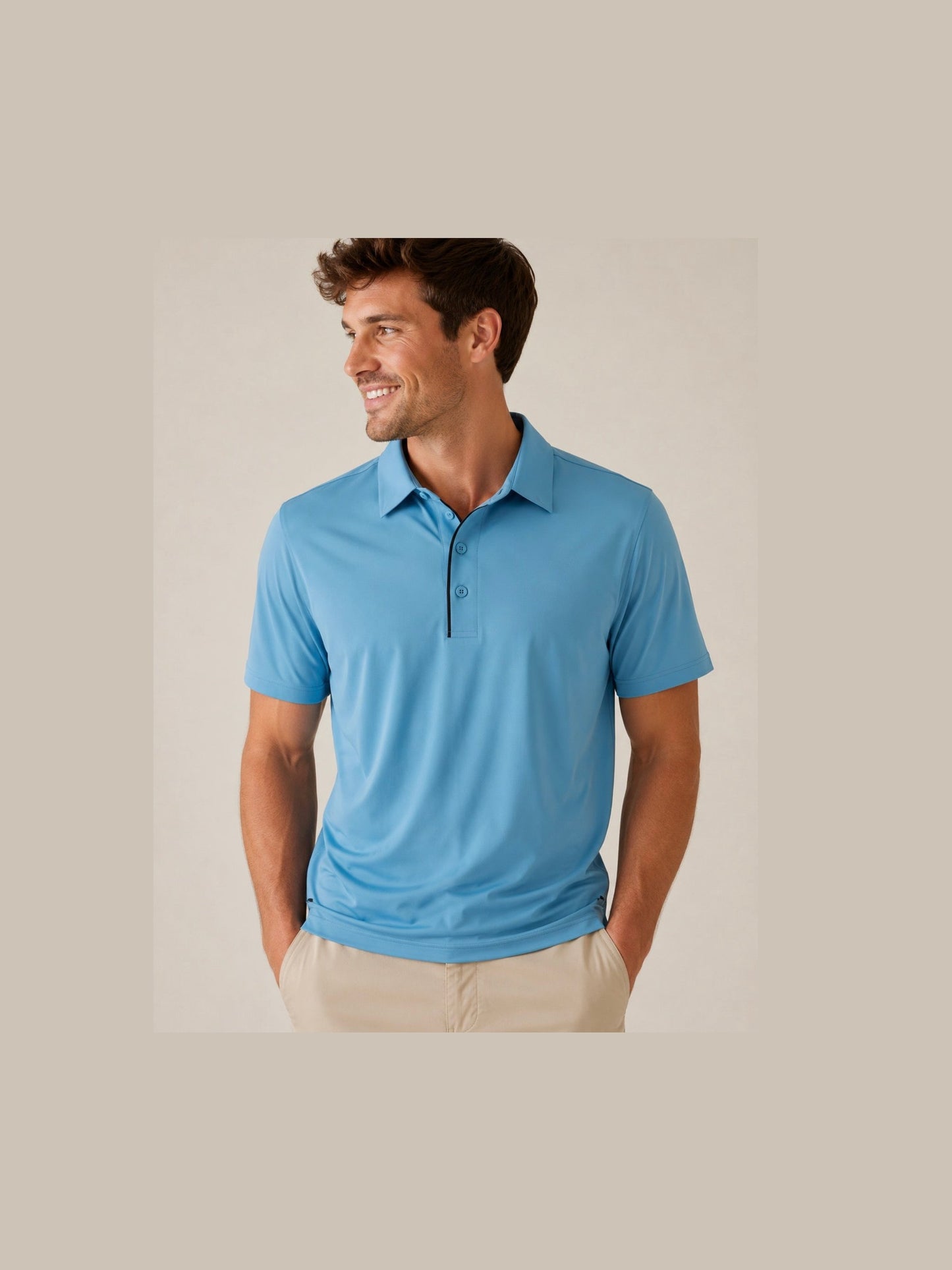 Approach Tech Polo - Azure Blue