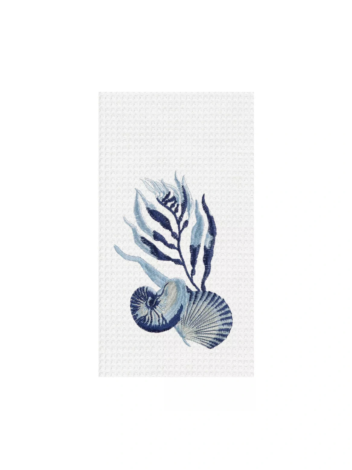 Midnight Lagoon Shells Kitchen Towel