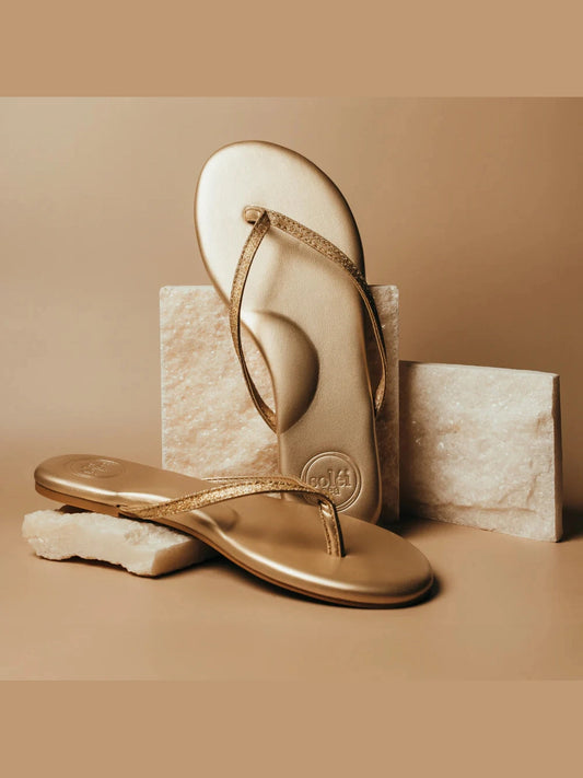 Glitter Champagne Indie Sandal