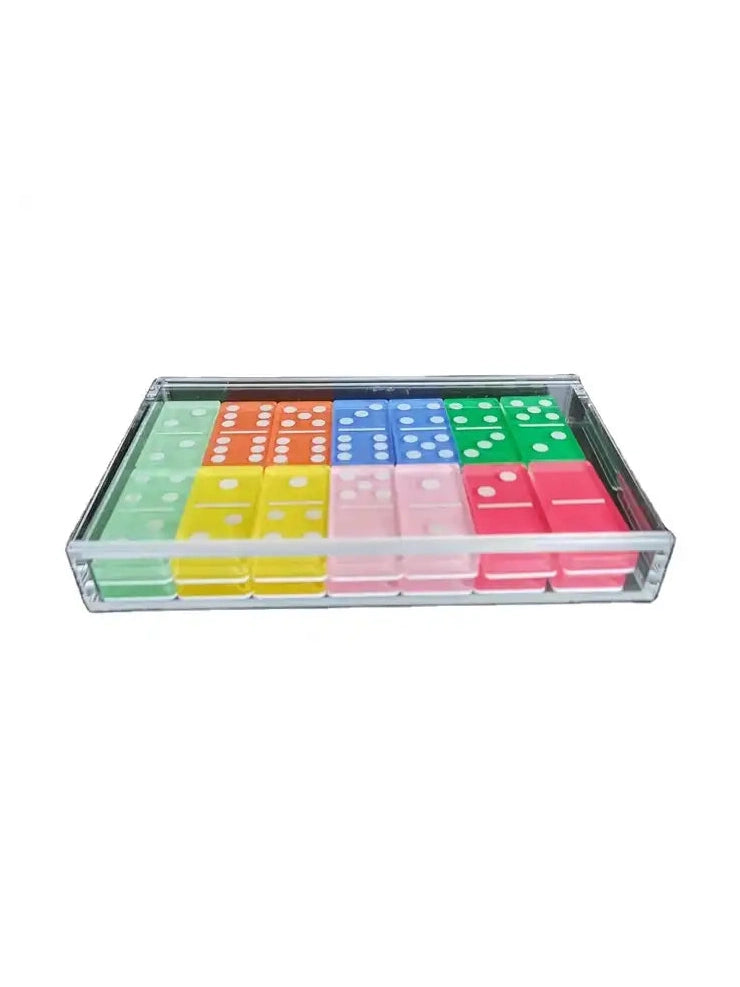 Travel Lucite Domino Set