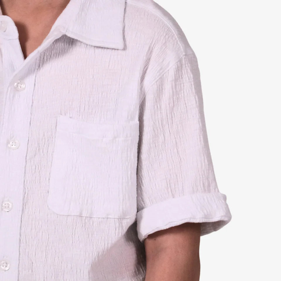 White Beach Shirt
