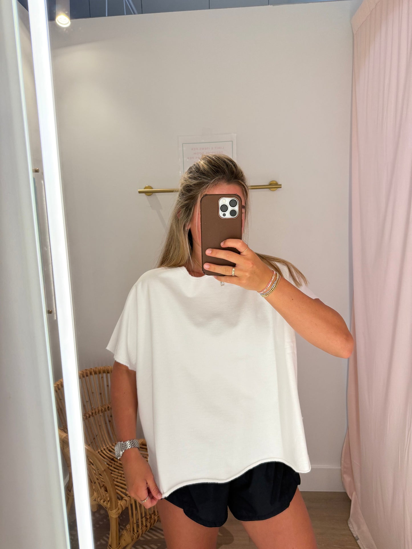 Billie Poncho - White
