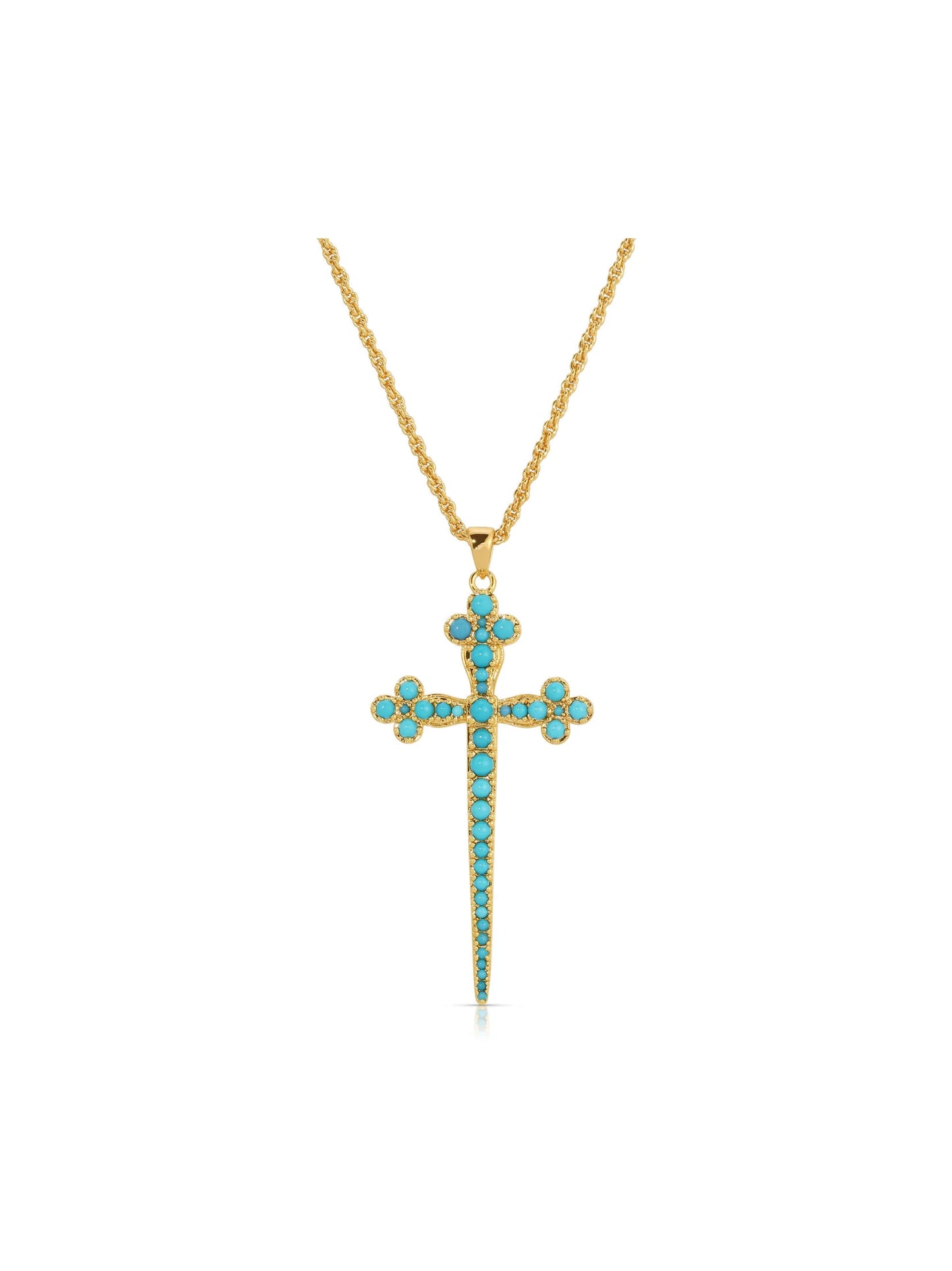 Athena Cross - Turquoise