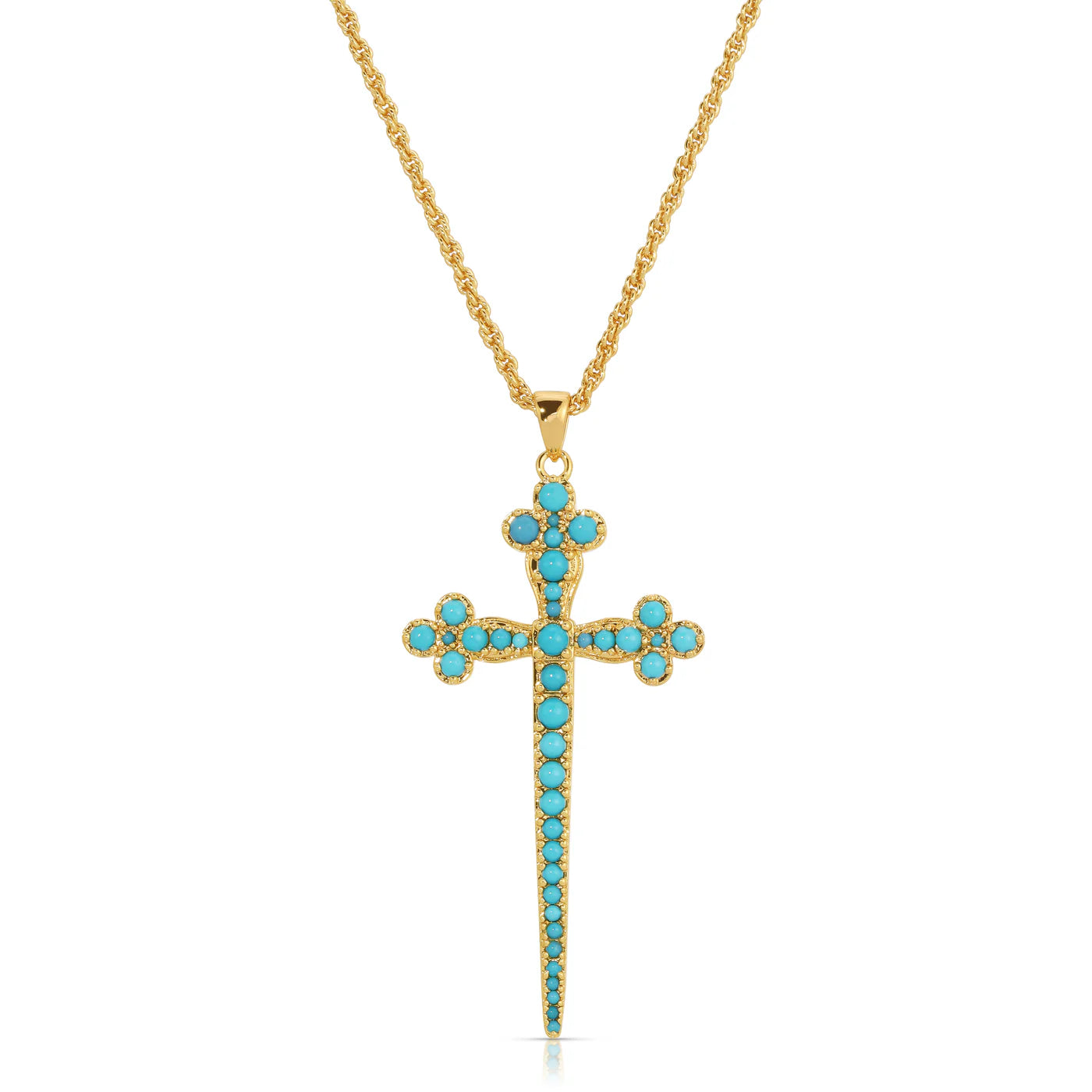 Athena Cross - Turquoise