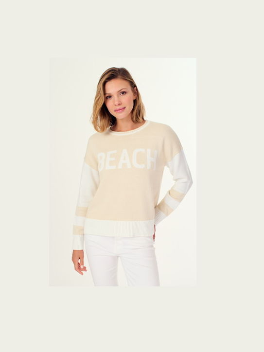 Beach Crew Sweater - Oat