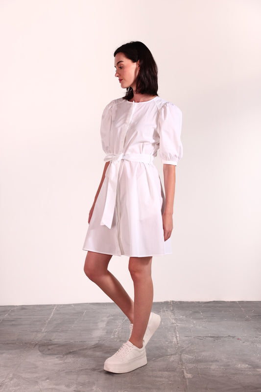 White Paula Dress