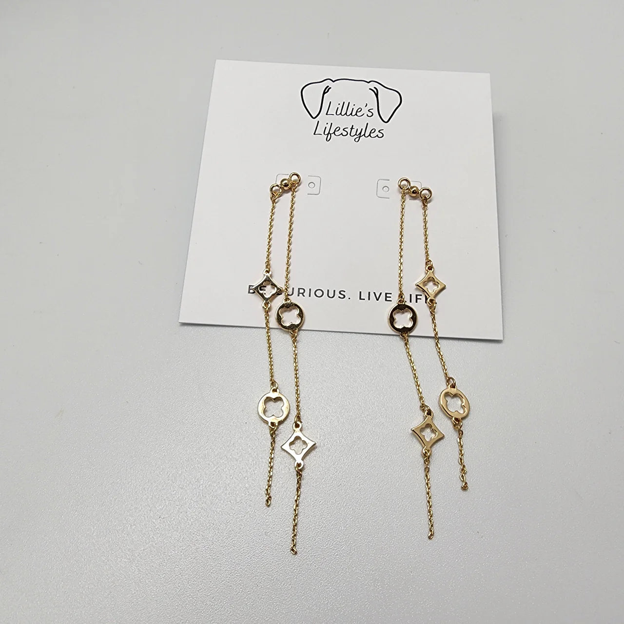Clover Station Dangle Earrings