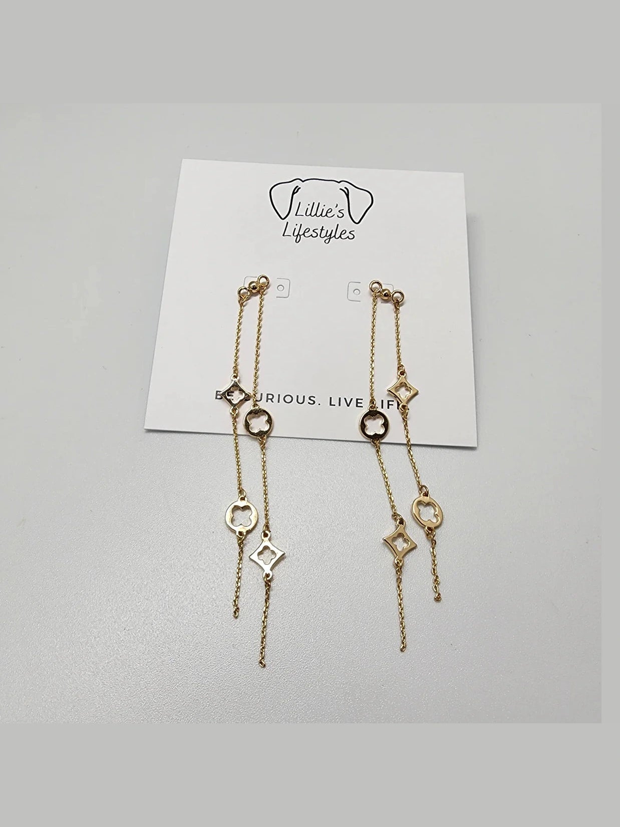Clover Station Dangle Earrings