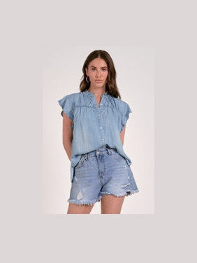 Sleeveless Cap Sleeve Top