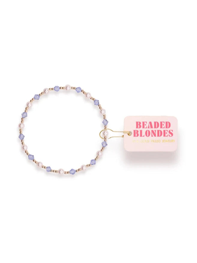 June Bracelet - Blue Pearl