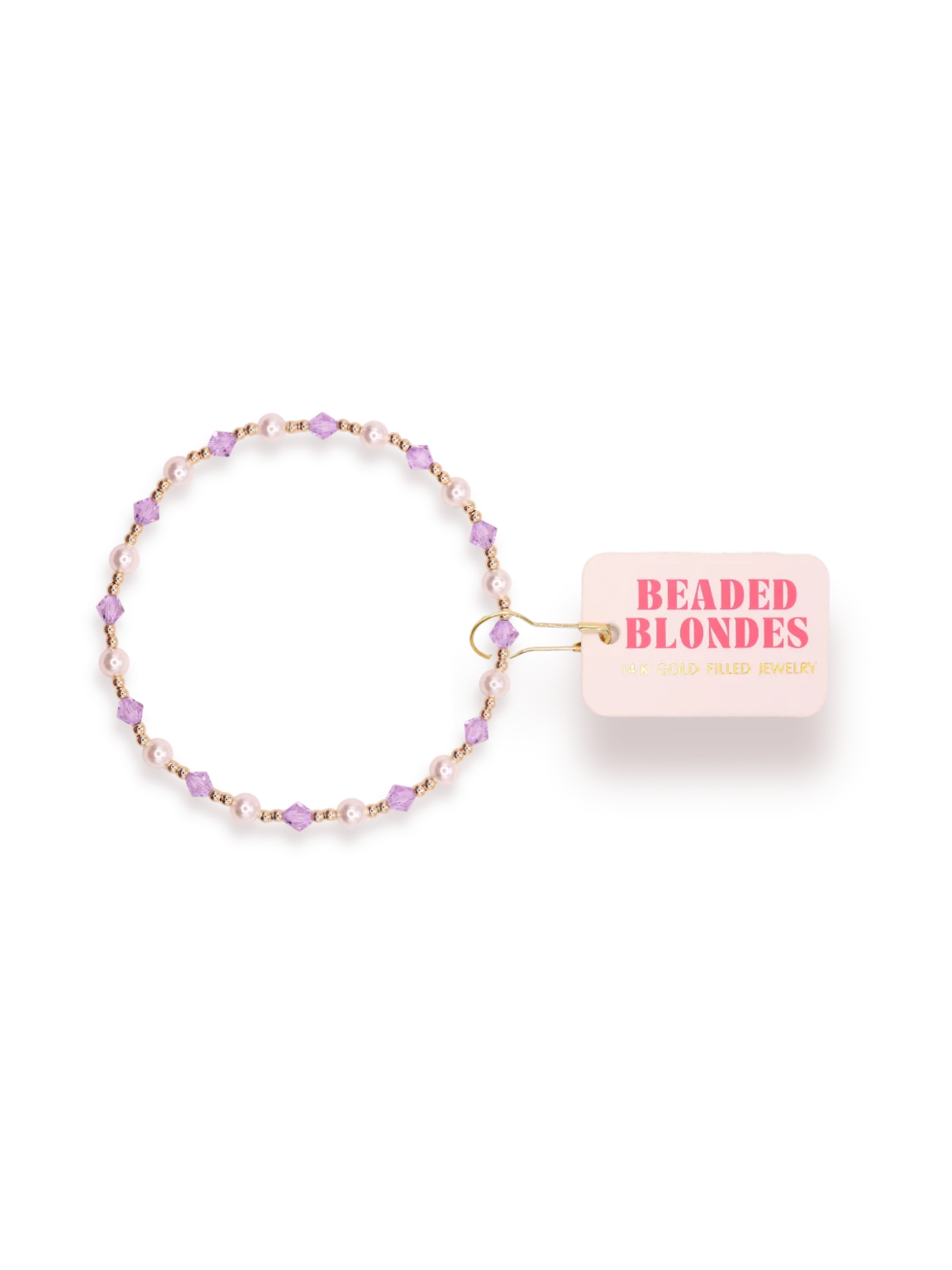 June Bracelet - Light Purple Pearl