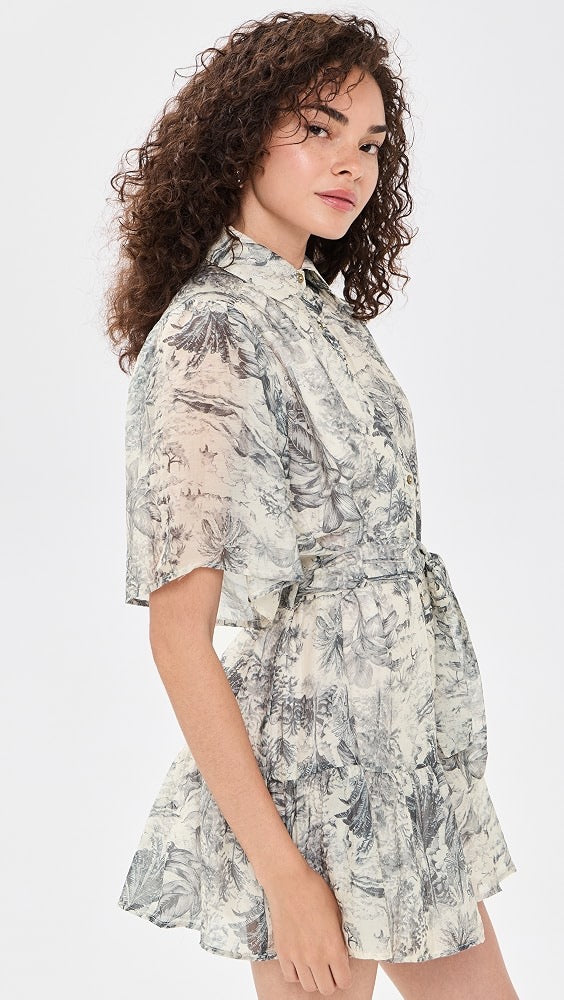 Holley Toile Mini Dress
