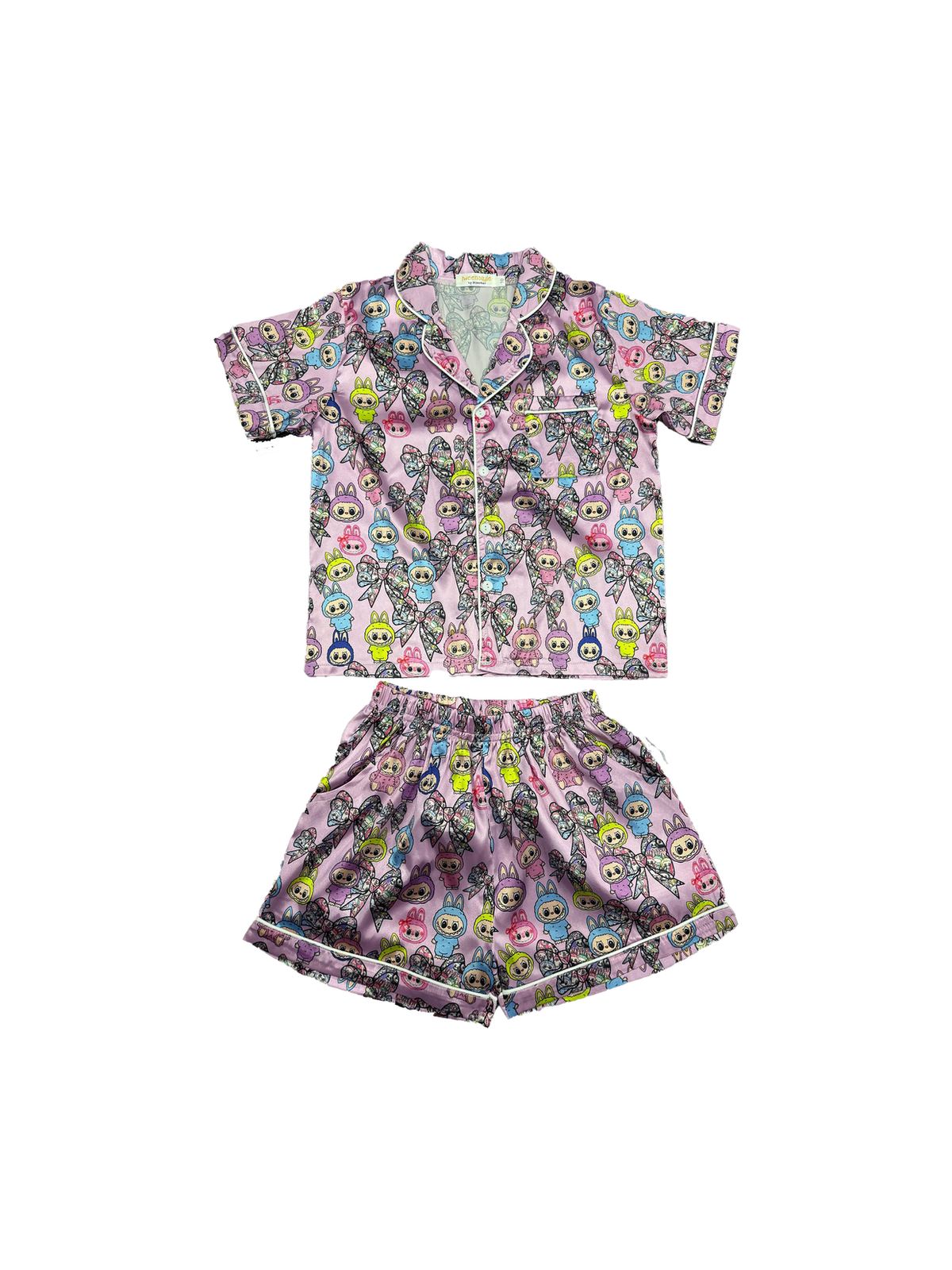 Labubu Pajama Short Set