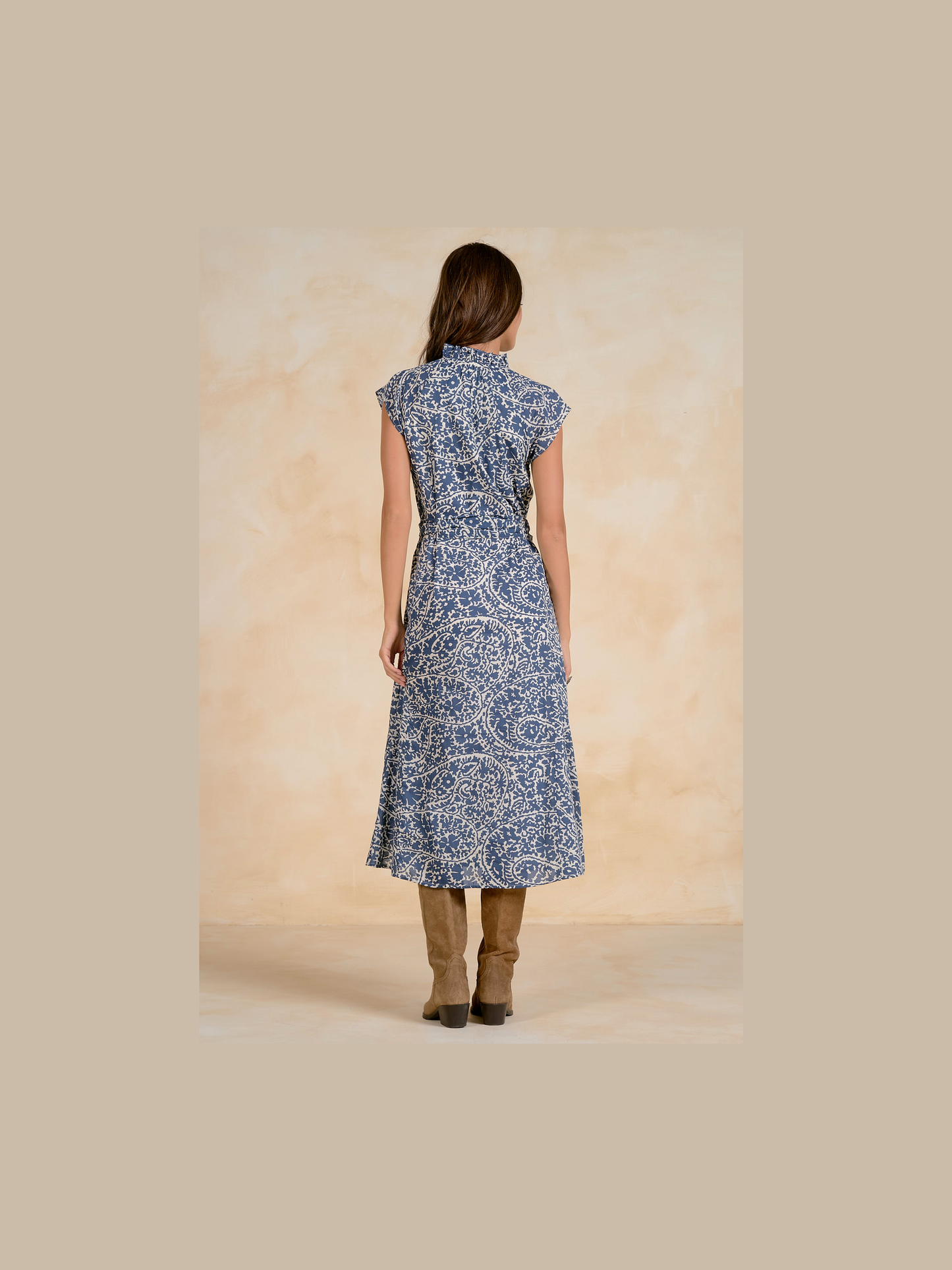 Navy Nomadia Maxi Dress