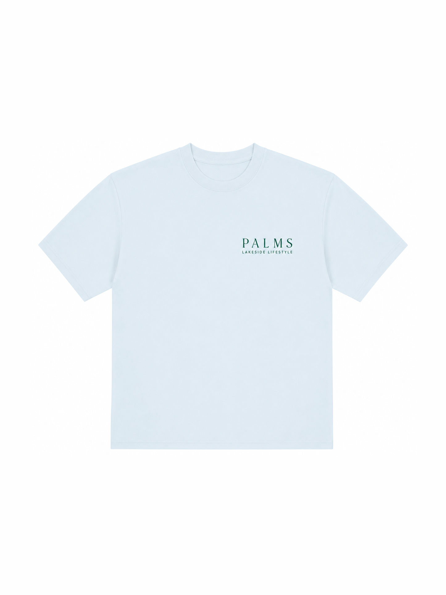 Palms Lakeside Lifestyle Tee - Light Blue