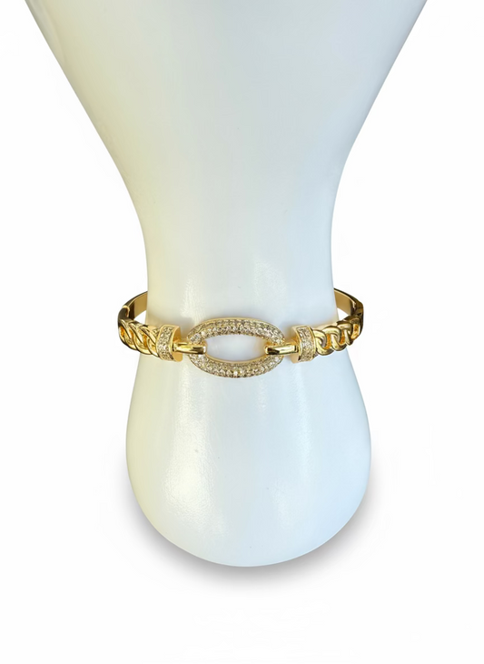 Oval Rope Bangle