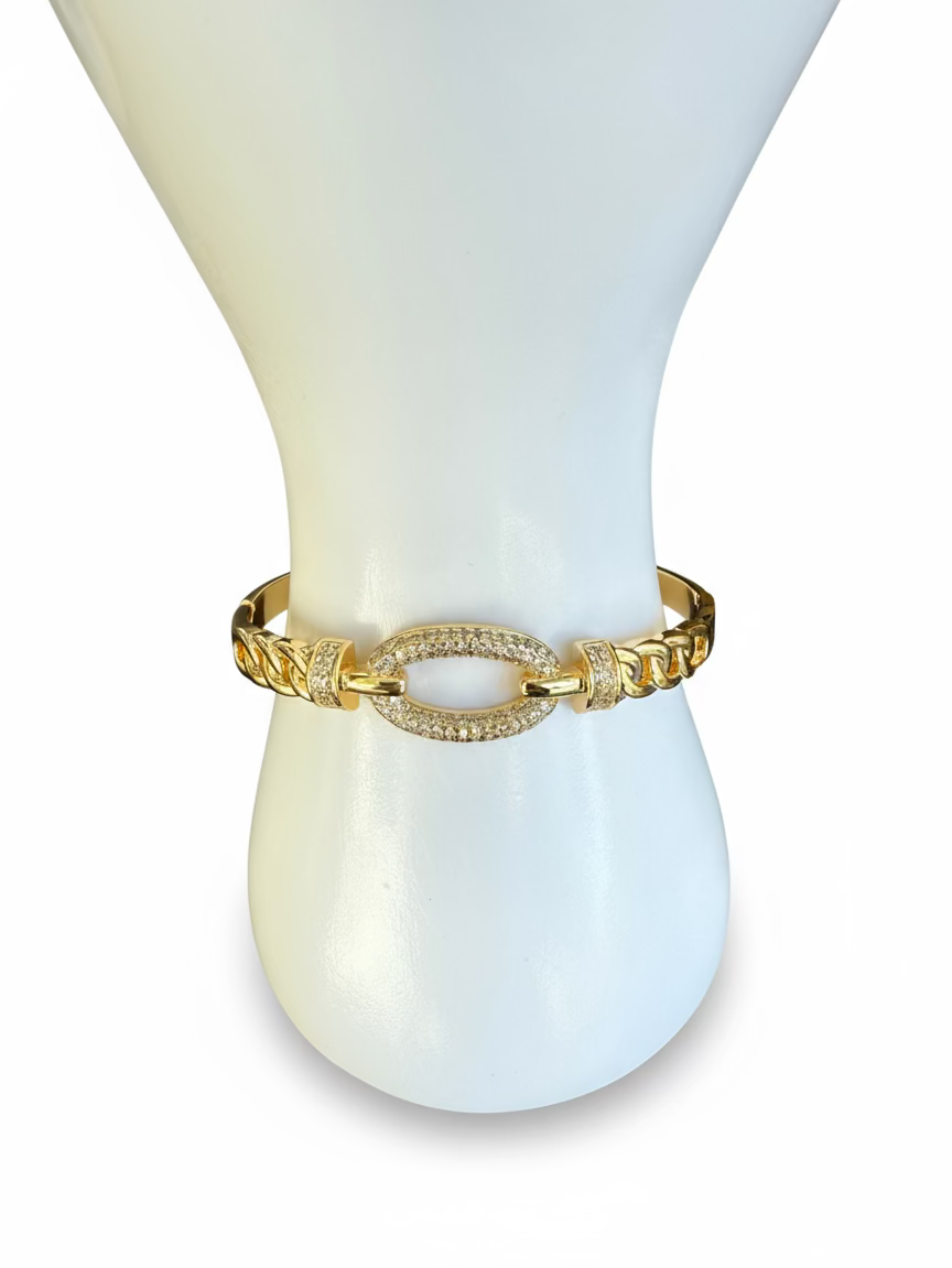 Oval Rope Bangle