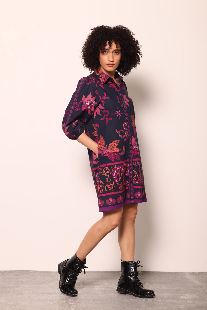 Ava Midnight Mosaic Dress