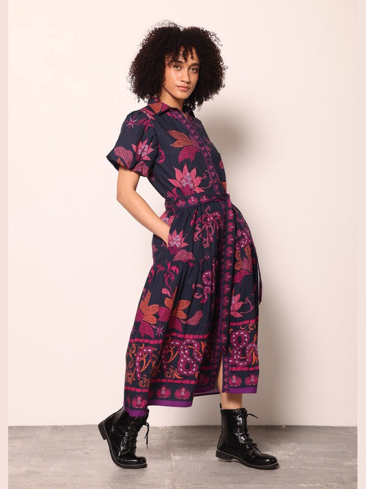 Della Midnight Mosaic Dress