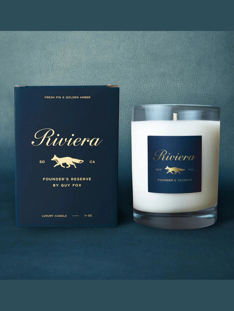 Riviera - Reusable Men’s Candle Italian Bergamot/Fresh Fig