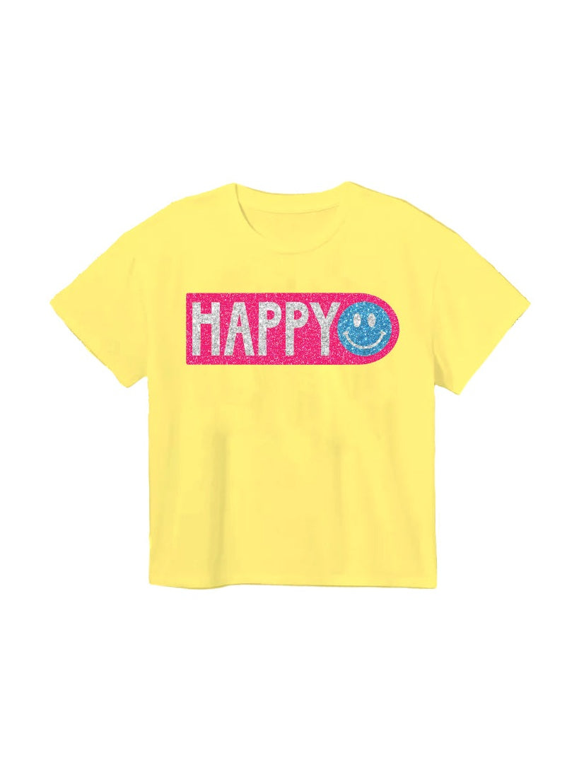 Happy Glitter Tee