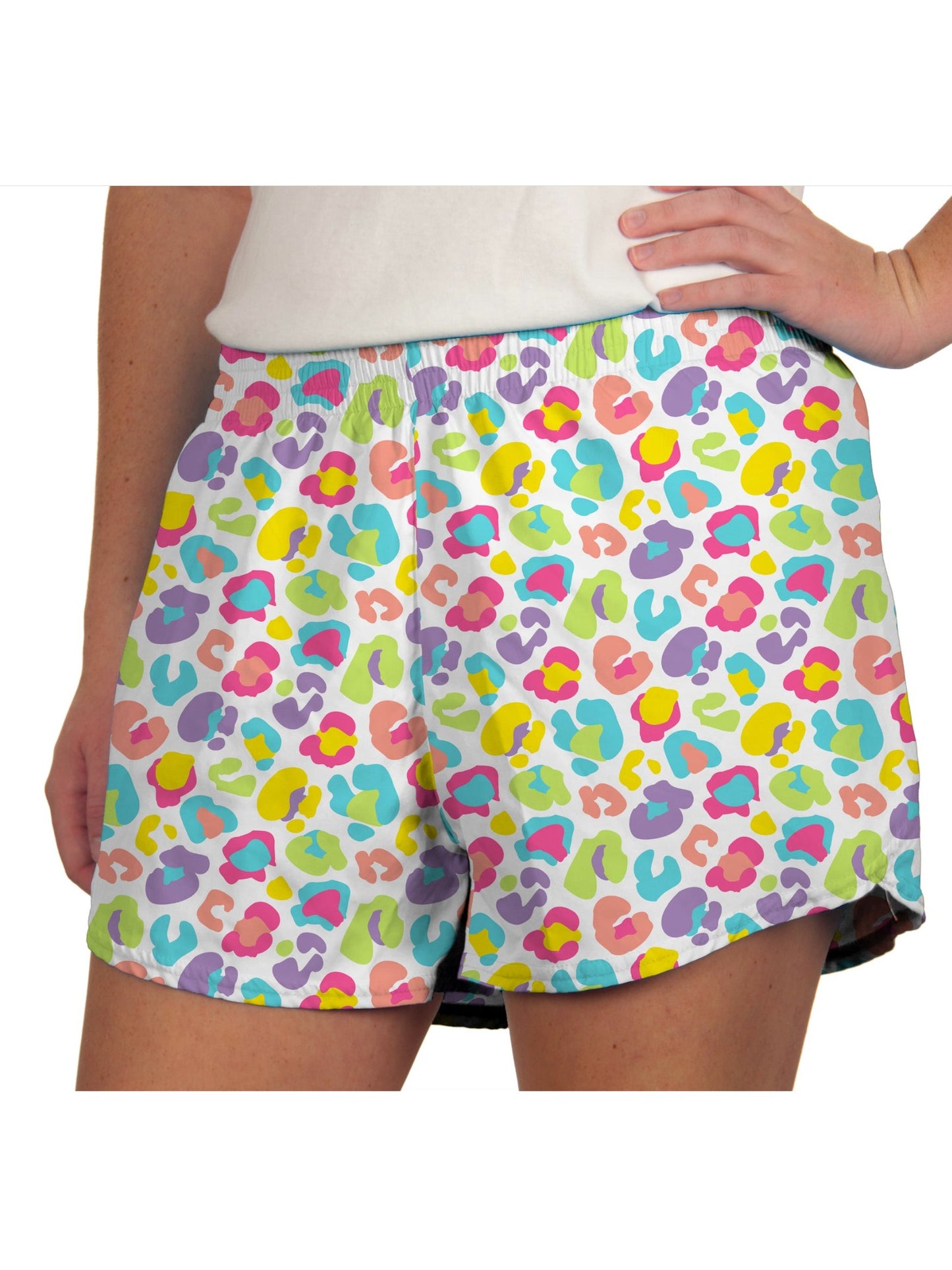 Neon Leopard Shorts