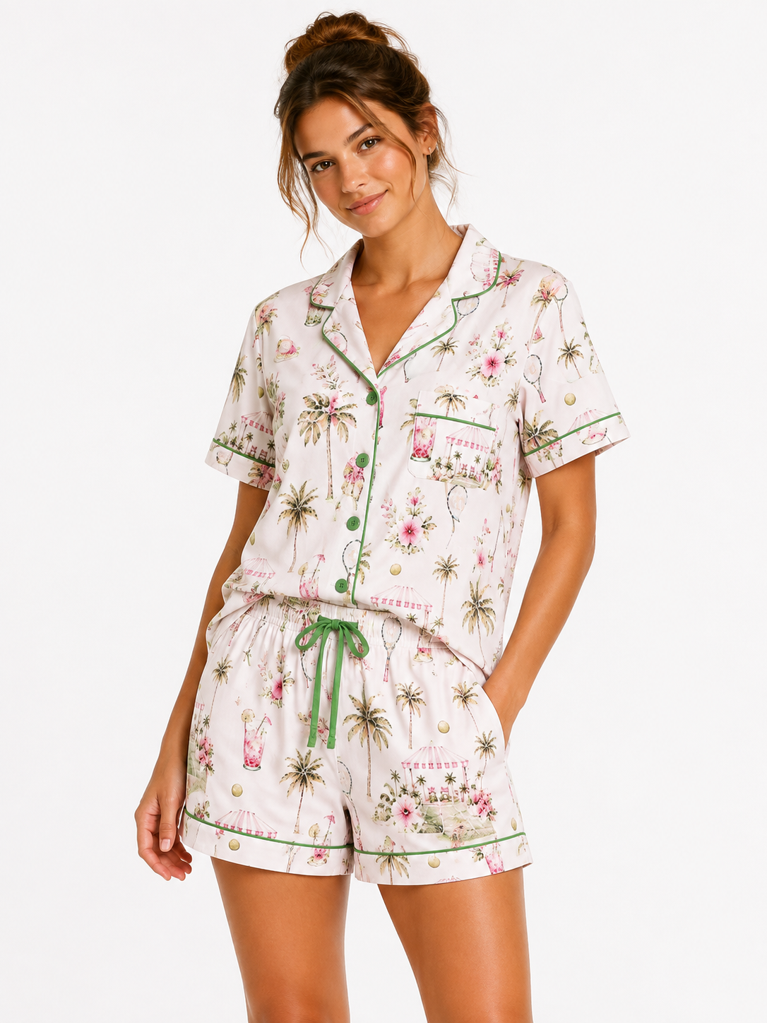 Palm Beach Bamboo Pajama Set