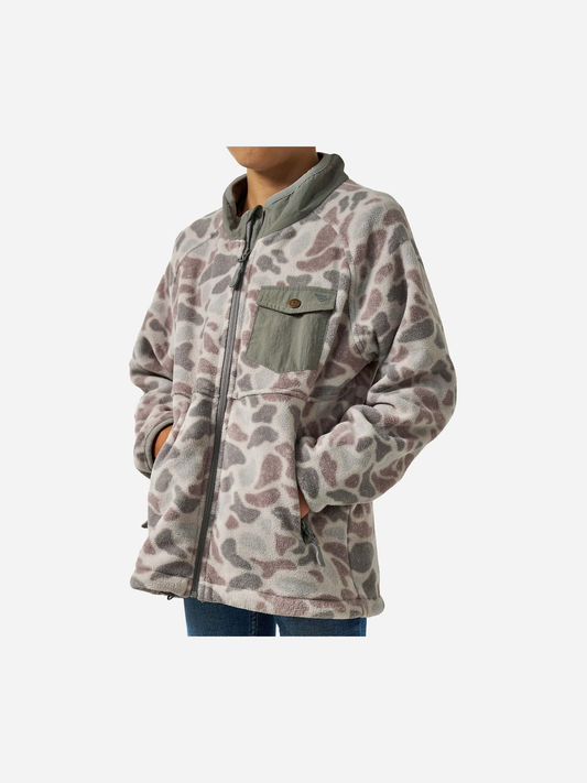 Classic Deer Camo Micro Fleece - Youth