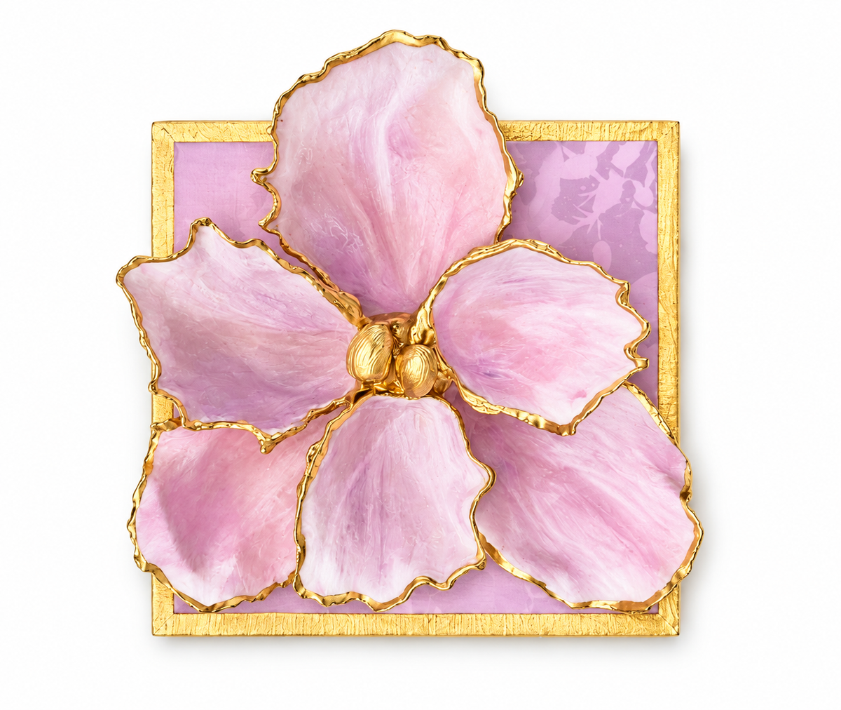 Iris Oyster Magnolia Art - Small