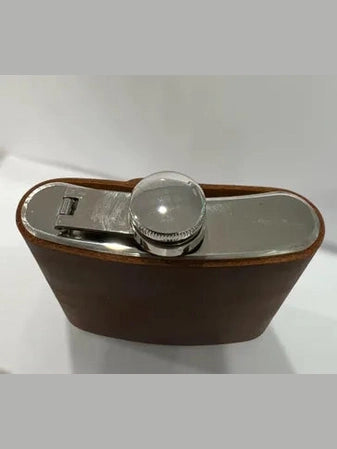 Leather Wrapped Flask