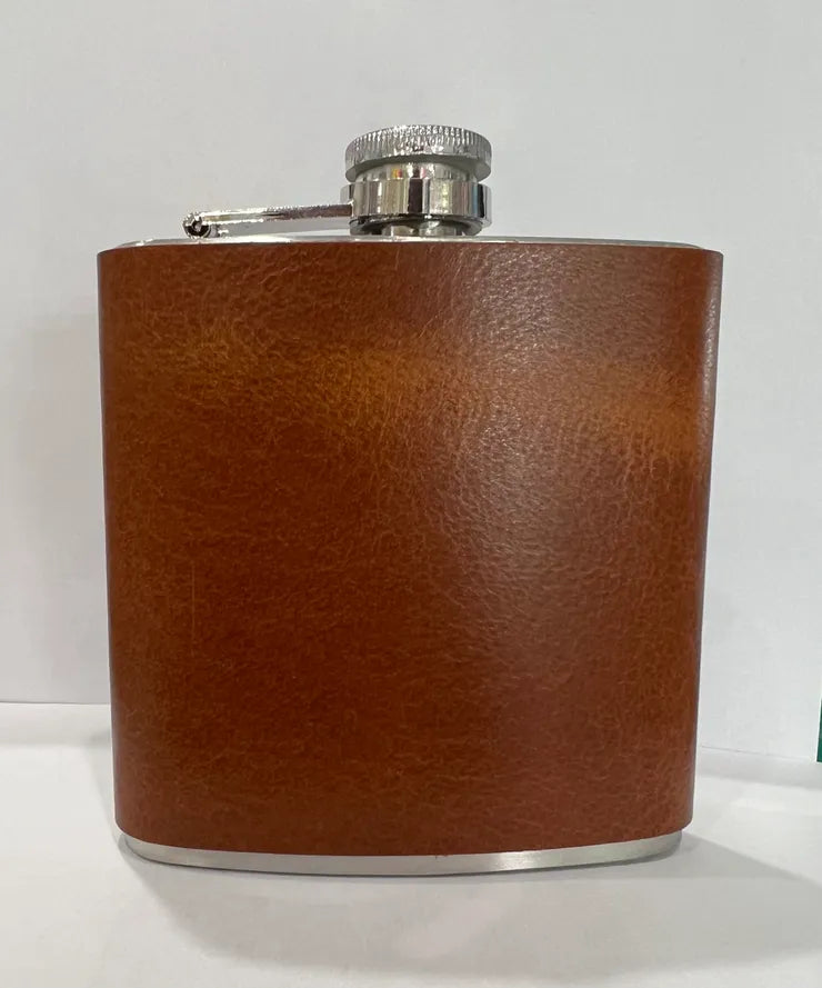 Leather Wrapped Flask