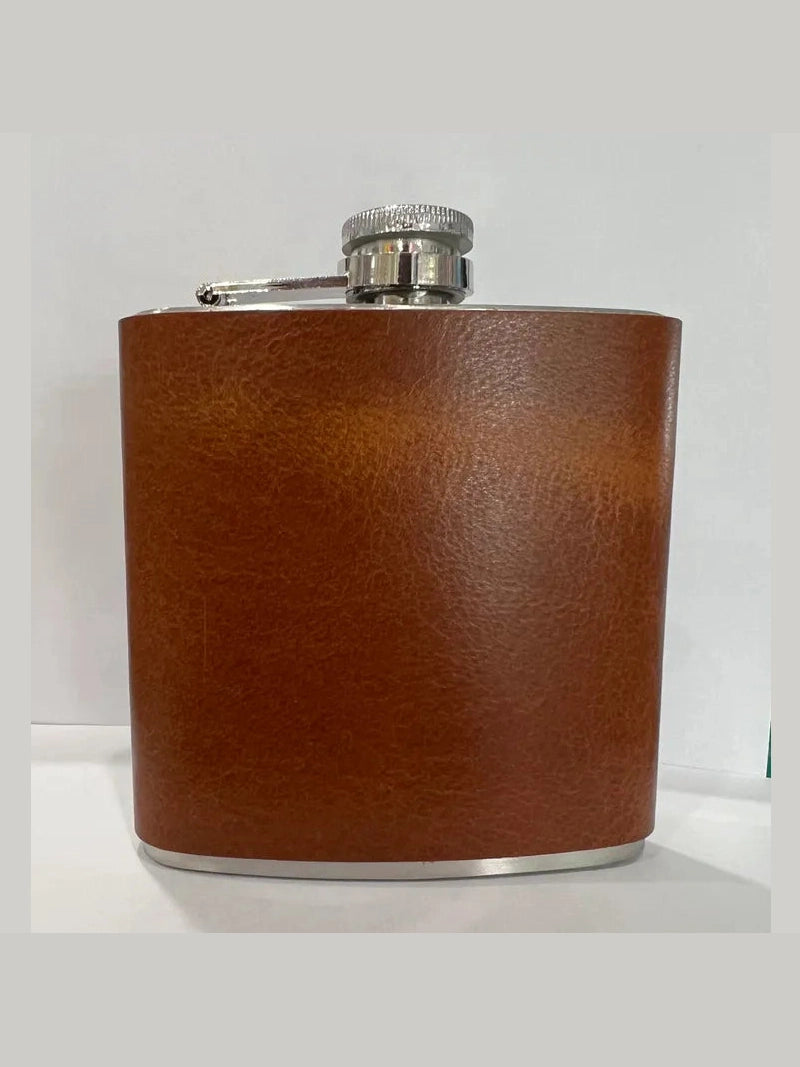 Leather Wrapped Flask