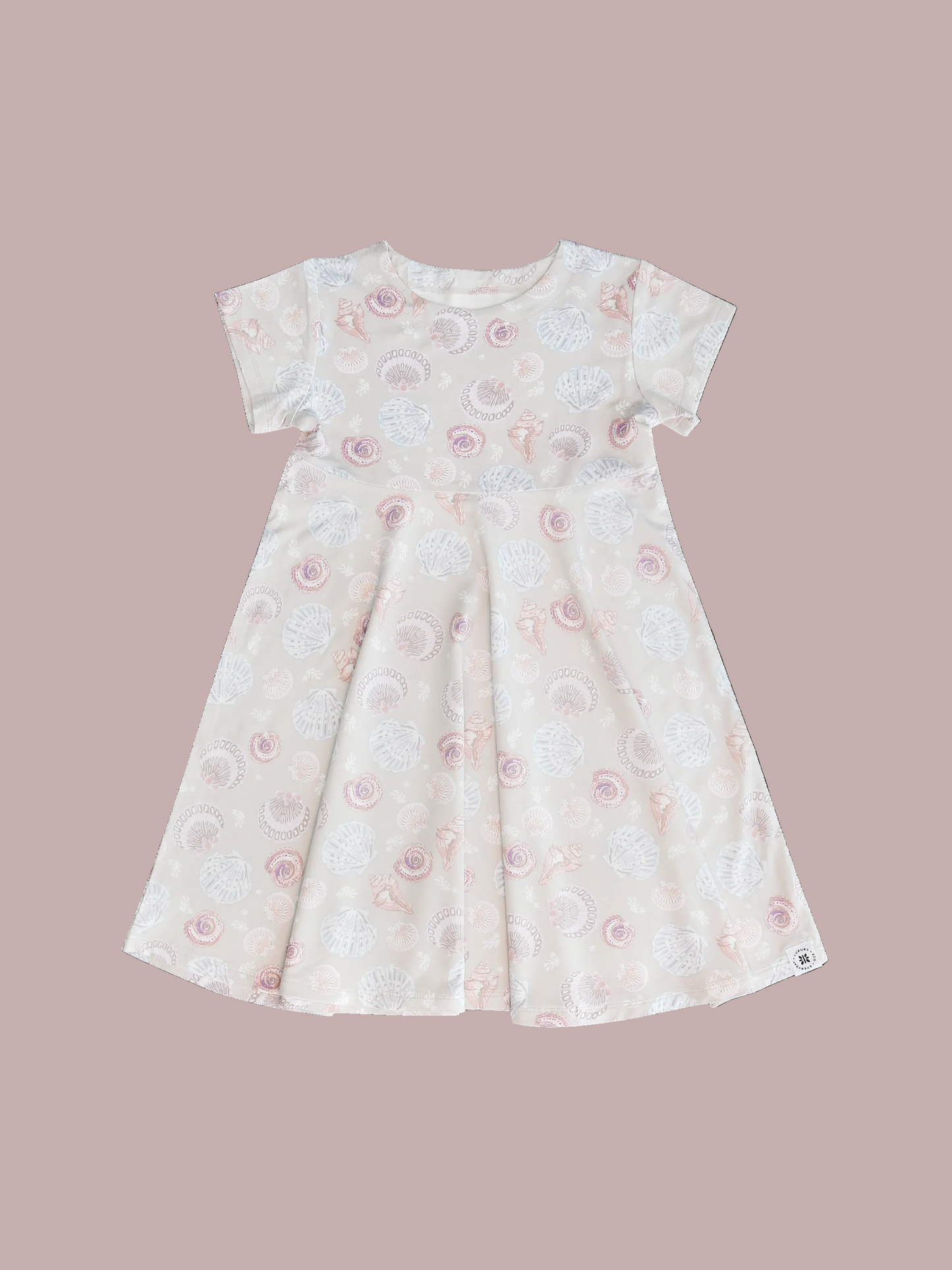 Cap Sleeve Swirly Girl - Sandy Beach