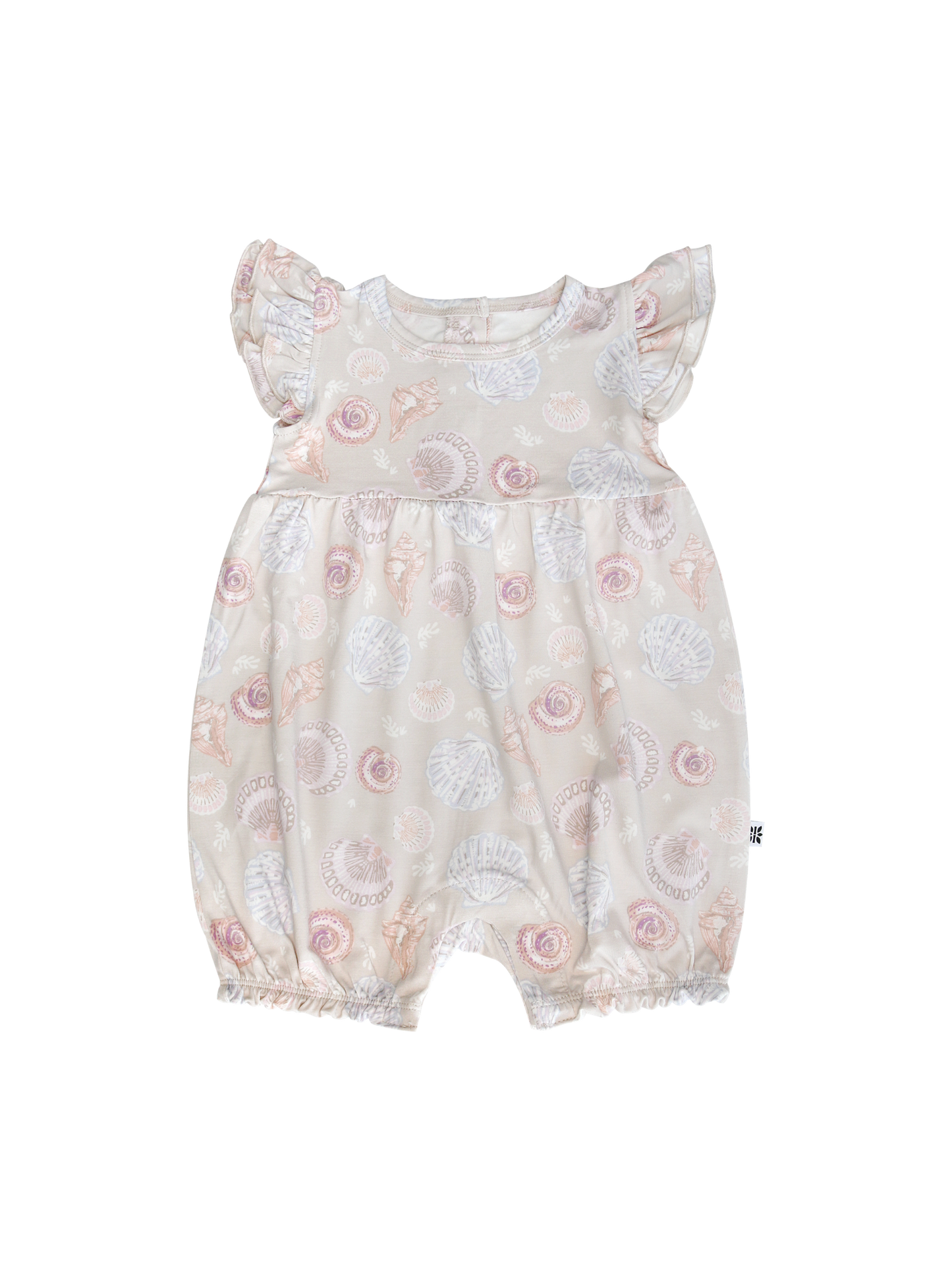 Ruffle Romper - Sandy Beach