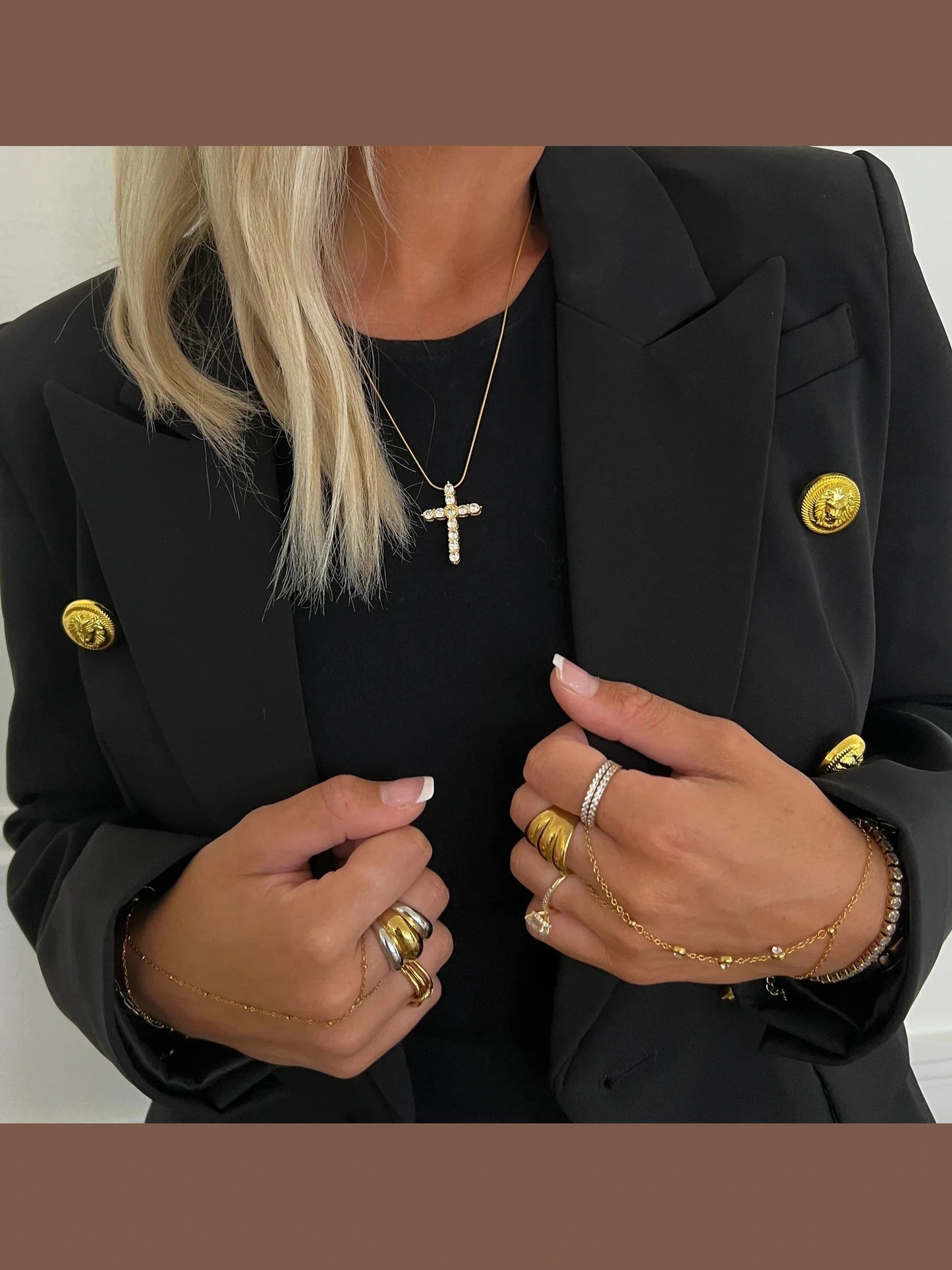 Diamond Cross Necklace