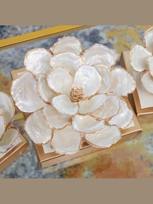 Oyster Magnolia Art - Large