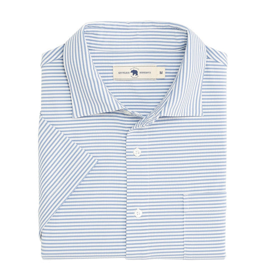 Drift Shirt - Modern Seersucker with Performance Stretch