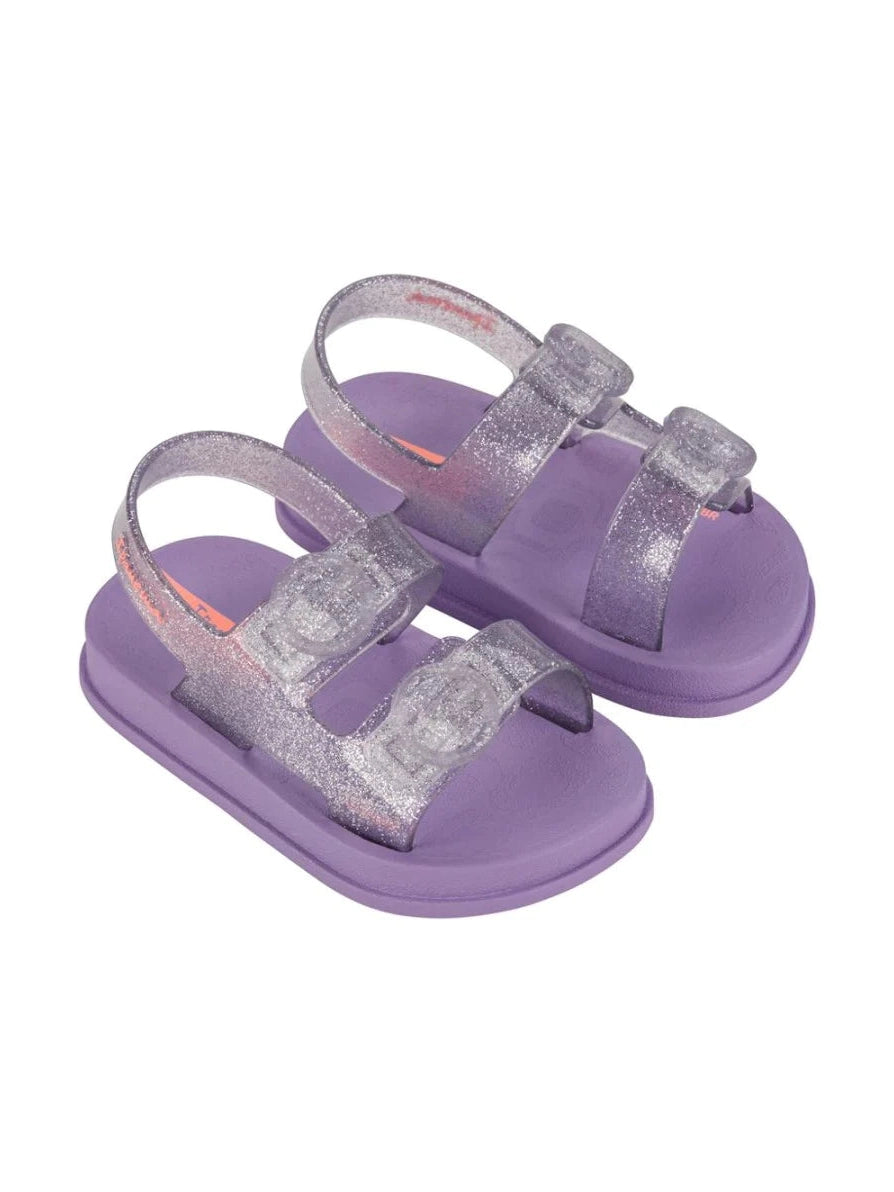 Follow Baby Sandals - Lilac Glitter