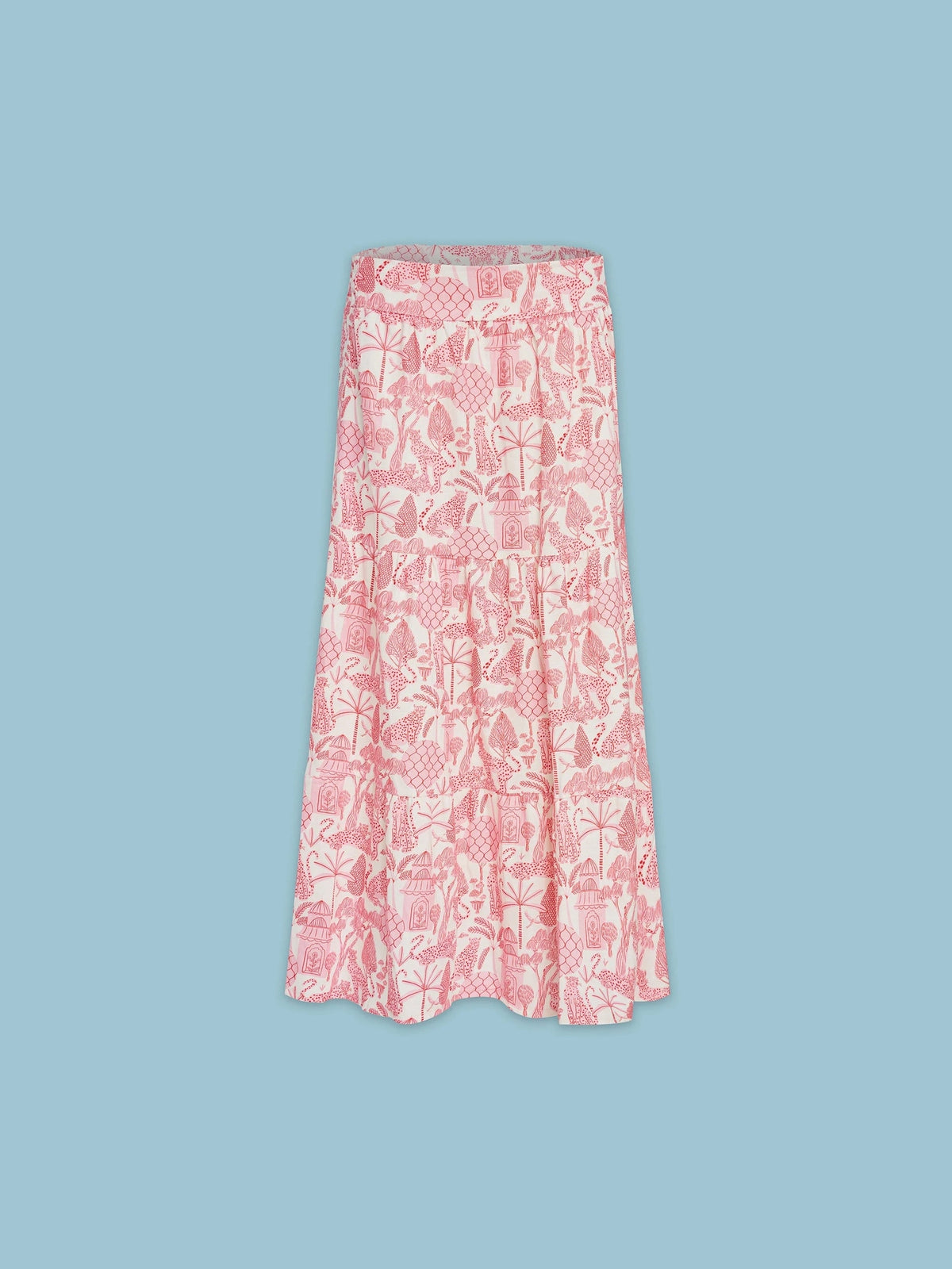 Women's Woven Skirt - Pink Toile