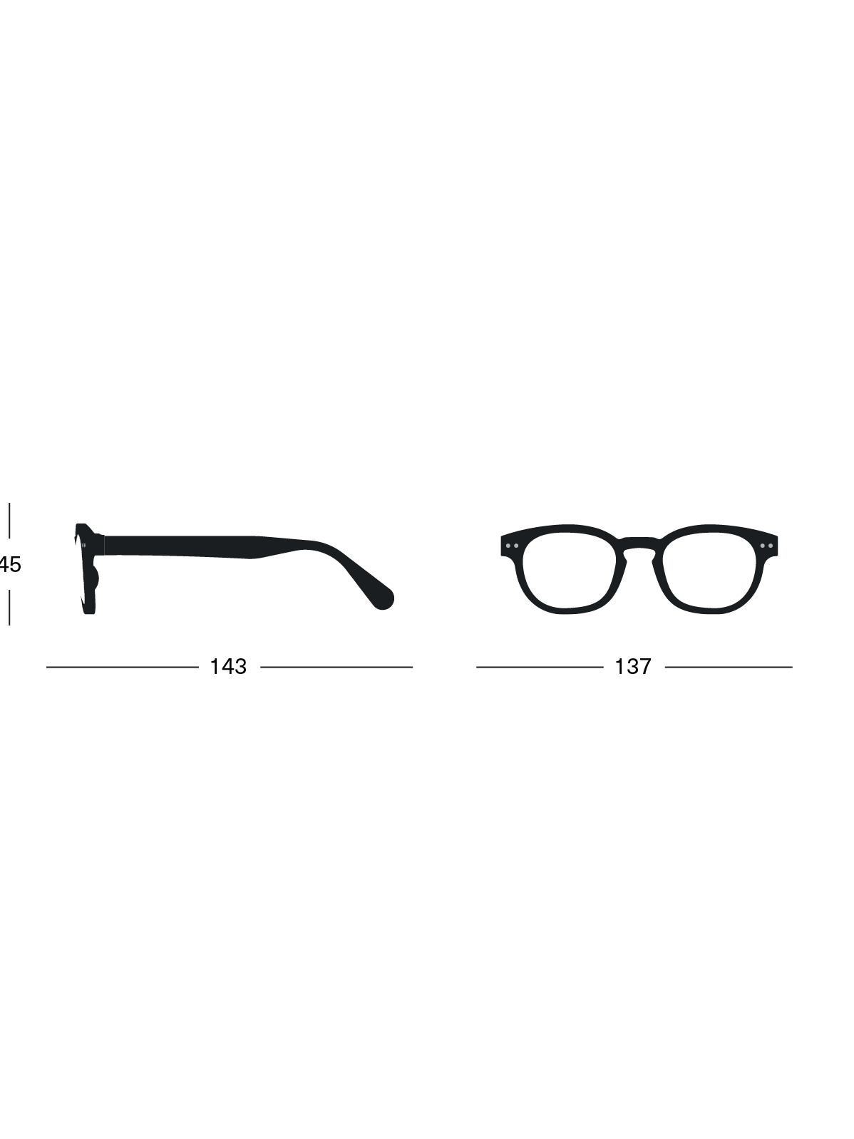 Reading Glasses- #E Navy Blue